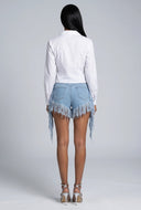 Long Sleeve Button Front Shirt