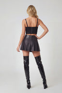 Rhinestone Fringe Cropped Bustier