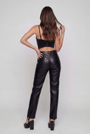 Whitley Glam Faux Pearl Crop Bustier Top