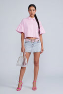 Lakelyn Bubble Sleeve Striped Shirt