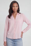 Lorelei Crepe Button-Front Shirt