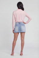 Lorelei Crepe Button-Front Shirt