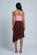 Lace Trim Bustier Crop Top