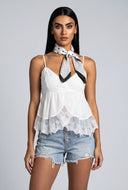 Noah Lace Trim Babydoll Cami