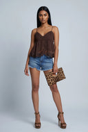 Noah Lace Trim Babydoll Cami