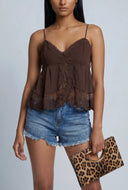 Noah Lace Trim Babydoll Cami