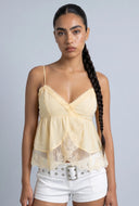Noah Lace Trim Babydoll Cami