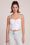 Eden Crop Bustier Top