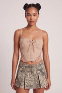 Eden Crop Bustier Top