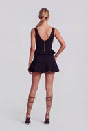 Teresa Tie Strap Peplum Top