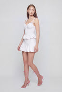 Teresa Tie Strap Peplum Top