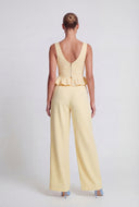 Teresa Tie Strap Peplum Top