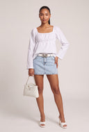 Long Sleeve Peplum Top