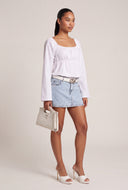 Long Sleeve Peplum Top
