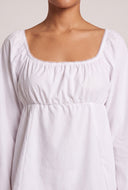 Long Sleeve Peplum Top