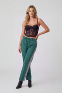 Lace Sweetheart Crop Corset Top