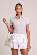 Polka Dot Short Sleeve Shirt