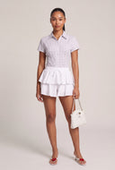 Polka Dot Short Sleeve Shirt