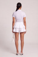 Polka Dot Short Sleeve Shirt