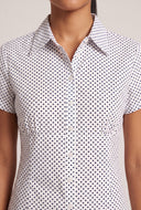 Polka Dot Short Sleeve Shirt