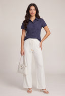 Polka Dot Short Sleeve Shirt