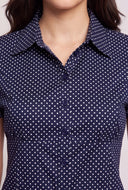 Polka Dot Short Sleeve Shirt