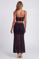 Floral Lace Bustier Top
