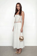 Floral Lace Bustier Top