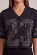 23 Glam Crop Jersey