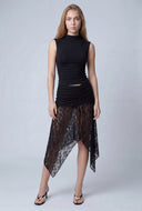 Ruched Sleeveless Top