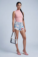 Ruched Sleeveless Top