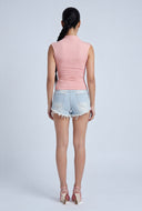 Ruched Sleeveless Top