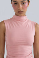 Ruched Sleeveless Top