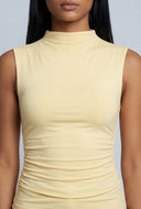 Ruched Sleeveless Top
