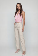 Morgan Cowl Neck Halter Top