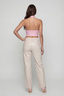 Morgan Cowl Neck Halter Top