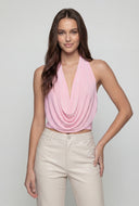 Morgan Cowl Neck Halter Top