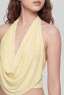 Morgan Cowl Neck Halter Top