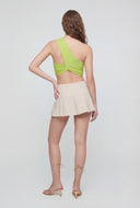 Alani One Shoulder Asymmetrical Crop Top