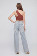 Alani One Shoulder Asymmetrical Crop Top