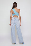 Alani One Shoulder Asymmetrical Crop Top