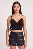 Rib Knit Crop Cami