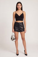 Rib Knit Crop Cami