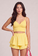 Shelf Bra Crop Cami