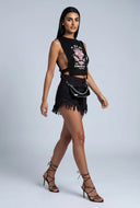 Crop Graphic Muscle Tee