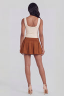 Square Neck Crop Tank Top