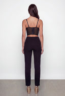 Floral Lace O Ring Corset Top