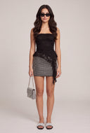 Lace Asymmetrical Tube Top