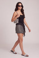 Lace Asymmetrical Tube Top
