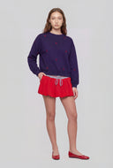 Bow Embroidered Sweatshirt